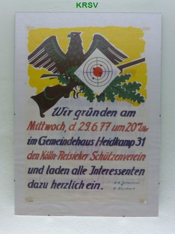 1.Plakat Vereinsgründung